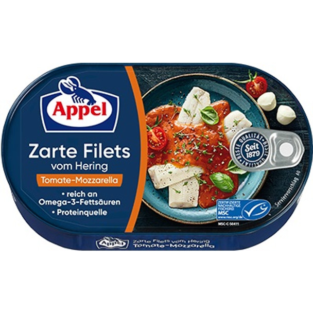 Appel Herring Fillets In Tomato-Mozzarella